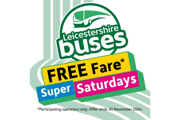 Leicestershire Buses announce Free Fare Super Saturdays